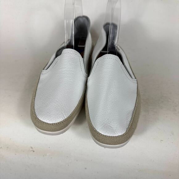 Verbenas Nuria Loafer Women's 10 White Leather Slip On Low Top Casual Round Toe - Picture 4 of 10